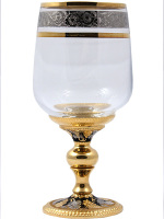 Бокал для вина богемский хрусталь Богемия / Златоуст