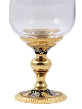 Бокал для вина богемский хрусталь Богемия / Златоуст