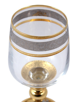 Бокал для вина богемский хрусталь Богемия / Златоуст