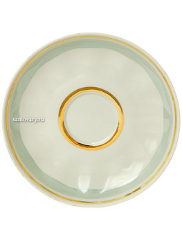 Чашка с блюдцем форма "Тюльпан" рисунок "Флора" Дулевский фарфор