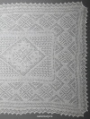 Оренбургский ажурный пуховый палантин экрю, арт. A 16070-02
