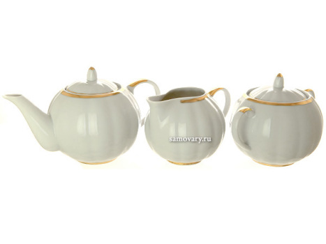 Чайный сервиз форма "Тюльпан" рисунок "Московский" 6/15, Дулевский фарфор