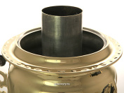 Самовар на дровах 2,5 литра желтый "желудь" (завод Штамп) арт. 270797