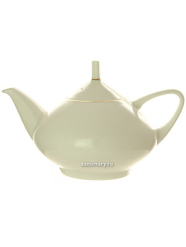 Заварочный чайник форма "Купольная" рисунок "Золотая лента", Императорский фарфоровый завод