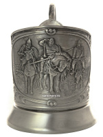 Подстаканник посеребренный "Три богатыря" Кольчугино