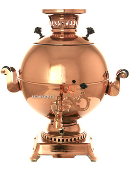 Электрический самовар 5 литров шар "Медный" с автоматическим отключением арт. 159680к