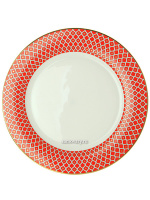 Тарелка плоская 27 см форма "Стандартная-2" рисунок "Скарлетт №1" Императорский фарфоровый завод