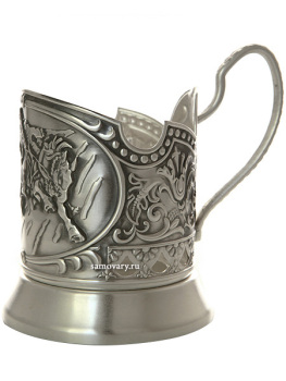 Подстаканник посеребренный "Тройка" Кольчугино