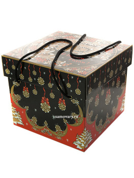 Подарочный набор: металлическая коробка в подарочном пакете