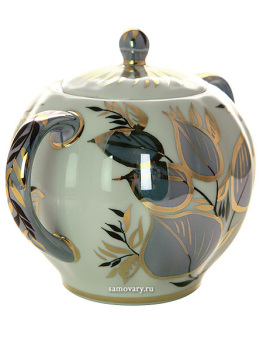 Сахарница форма "Тюльпан" рисунок "Лунный", Императорский фарфоровый завод