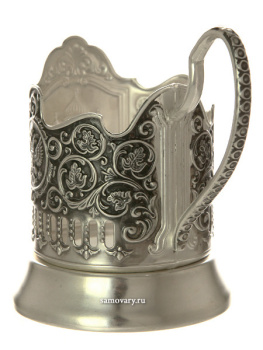 Подстаканник посеребренный "Храм Христа Спасителя" Кольчугинский завод