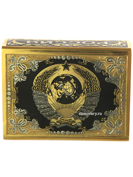 Футляр для спичек Златоуст "Герб СССР"