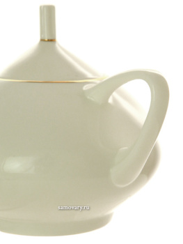 Заварочный чайник форма "Купольная" рисунок "Золотая лента", Императорский фарфоровый завод