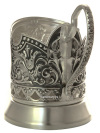Подстаканник посеребренный "Тройка" Кольчугино