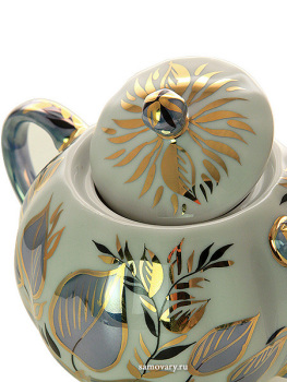 Сахарница форма "Тюльпан" рисунок "Лунный", Императорский фарфоровый завод