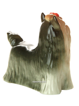 Скульптура "Йоркширский терьер", Императорский фарфоровый завод