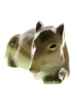 Скульптура "Кабанчик" 4,8 см Императорский фарфоровый завод
