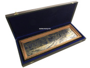 Позолоченная настенная гравюра "Кордон лесника", Златоуст