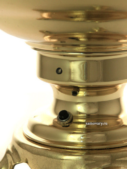 Электрический самовар 10 литров желтый граненый цилиндр с автоматическим отключением при закипании, арт. 159681к