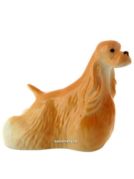 Скульптура "Кокер-спаниель", Императорский фарфоровый завод