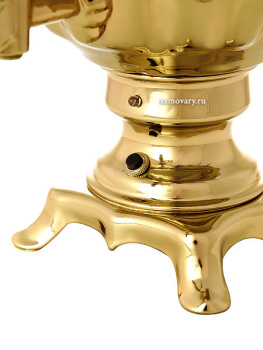 Электрический самовар 4 л желтый "конус" с автоматическим отключением при закипании воды, арт. 144543к