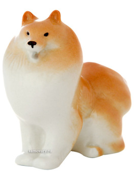 Скульптура "Шпиц карликовый", Императорский фарфоровый завод