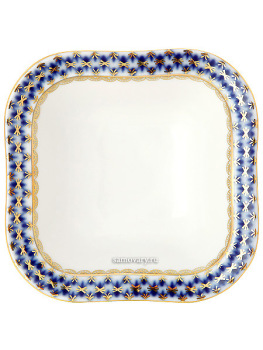 Салатник на 1 порцию, форма "Молодежная", рисунок "Кобальтовая сетка", Императорский фарфоровый завод