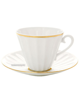 Сервиз чайный на 6 персон форма "Лучистая", рисунок "Белоснежка" 6/20, Императорский фарфоровый завод