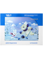 Доска разделочная Сочи 2014 "Кёрлинг" рифлёная 