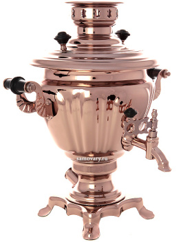 Электрический самовар 2 литра с медным покрытием, арт. 110367