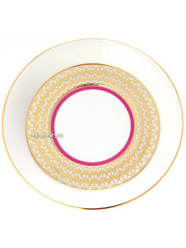 Фарфоровая чайная пара форма "Гербовая" рисунок "Замоскворечье", Императорский фарфоровый завод