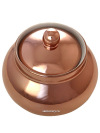 Сахарница керамическая "под медь"