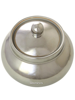 Сахарница керамическая "под серебро"