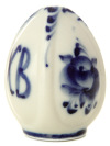 Пасхальное сувенирное яйцо Гжель