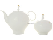 Сервиз чайный форма "Яблочко", рисунок "Золотой кант" 6/20, Императорский фарфоровый завод