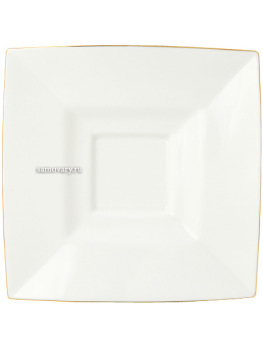 Чашка с блюдцем чайная форма "Петрополь", рисунок "Золотая лента", Императорский фарфоровый завод