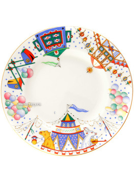 Комплект для кофе форма "Майская", рисунок "Балет Петрушка", Императорский фарфоровый завод