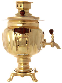 Электрический самовар 3 литра желтый "овал", арт. 161600