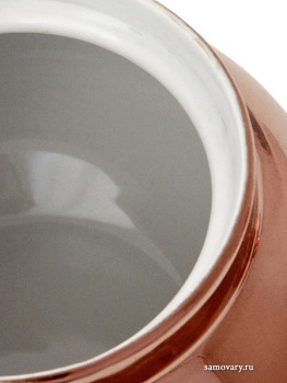 Сахарница керамическая "под медь"