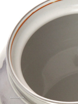 Сахарница керамическая "под серебро"