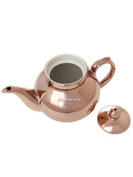 Чайник заварочный керамический "под медь" для самовара