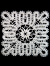 Вологодское кружево - салфетка белая, арт. 6нхп-225