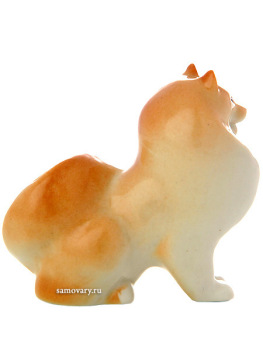 Скульптура "Шпиц карликовый", Императорский фарфоровый завод