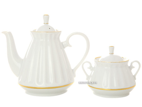 Сервиз чайный на 6 персон форма "Лучистая", рисунок "Белоснежка" 6/20, Императорский фарфоровый завод