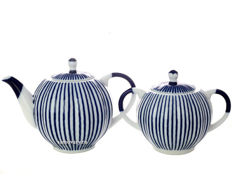 Сервиз чайный форма "Тюльпан", рисунок "Французик" 6/20, Императорский фарфоровый завод