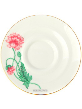 Фарфоровая чашка с блюдцем форма "Айседора" рисунок "Олимпия", Императорский фарфоровый завод