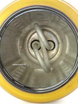 Электрический самовар 2 литра с художественной росписью "Маки на черном фоне", арт. 150475