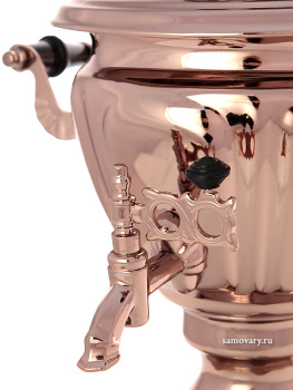 Электрический самовар 2 литра с медным покрытием, арт. 110367