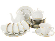 Сервиз чайный на 6 персон форма "Лучистая", рисунок "Белоснежка" 6/20, Императорский фарфоровый завод