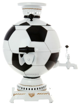 Набор самовар электрический 5 литров "шар" с художественной росписью "Мяч", арт. 151394